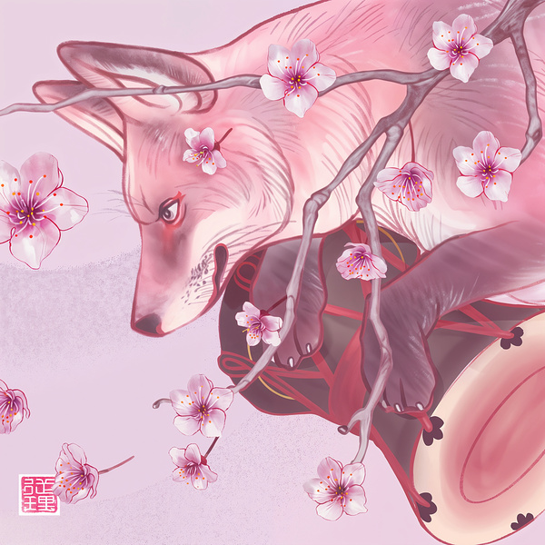 Together Forever Under a Thousand Cherry Trees Print