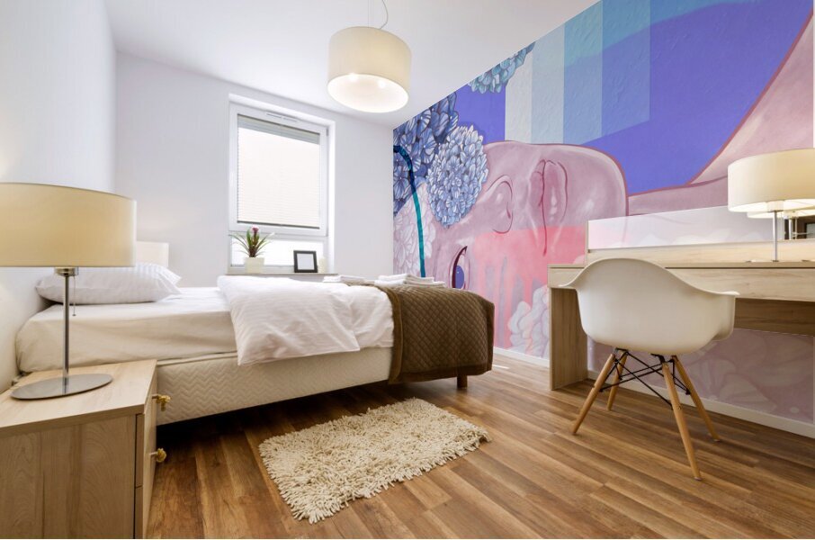 Iwanuga HanaBetter Left Unsaid Mural print