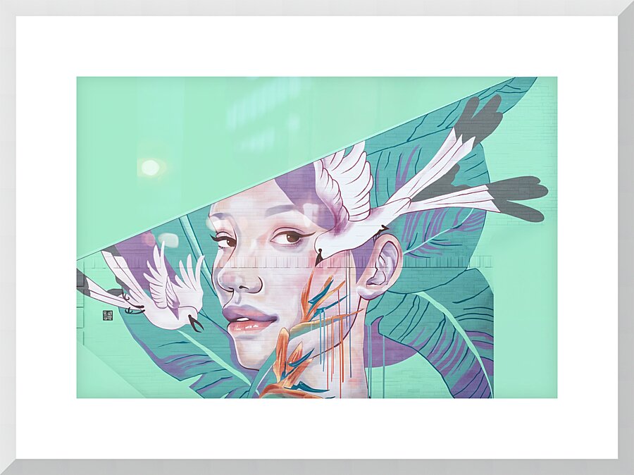 Fortune Favors the Beautiful Picture Frame print