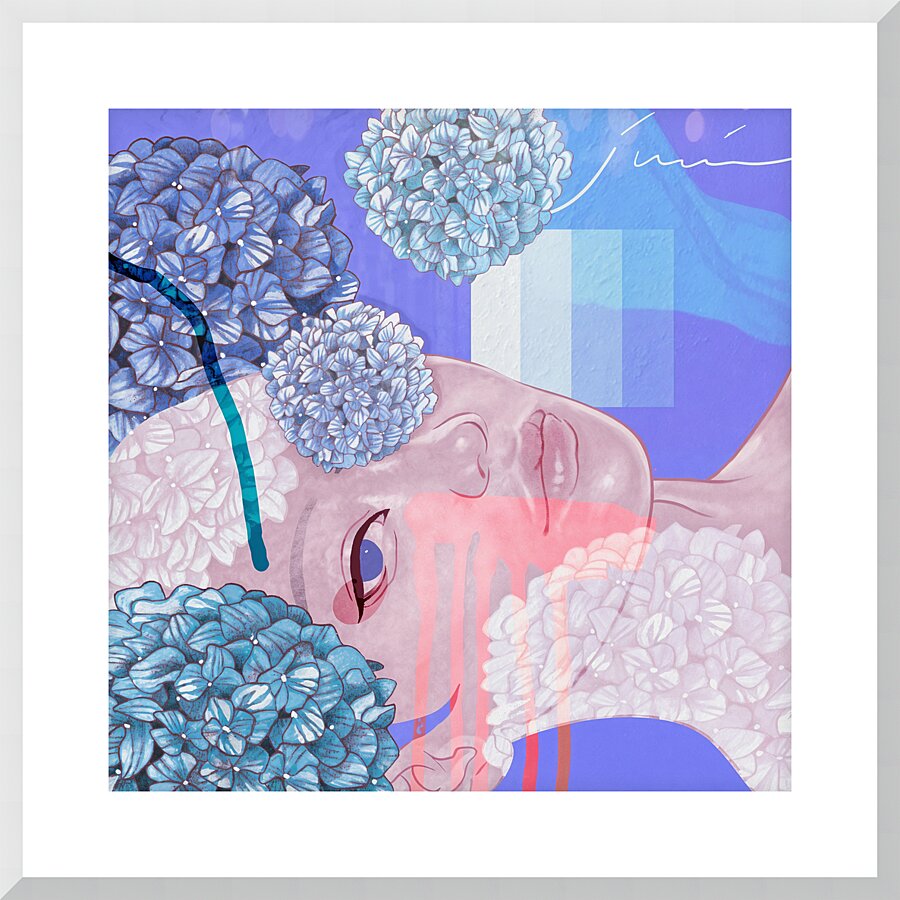 Iwanuga HanaBetter Left Unsaid Picture Frame print