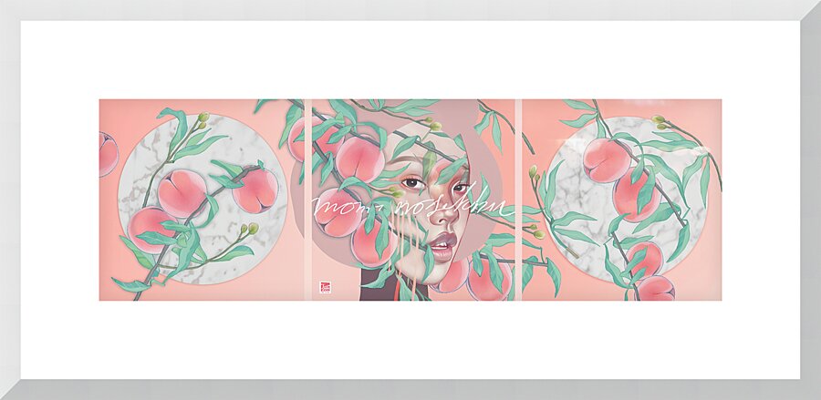 Momo No Sekku Picture Frame print