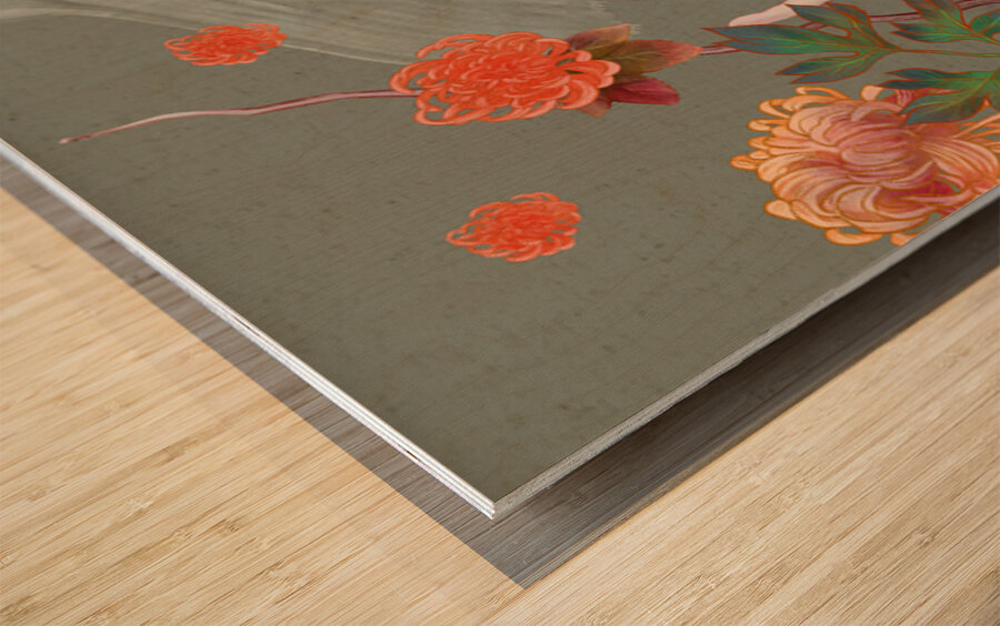 Heike v Genji Wood print