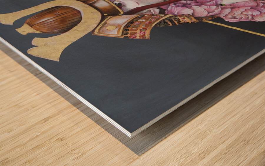 16 - Kamakura Gongoro Kagemasa - Wood print