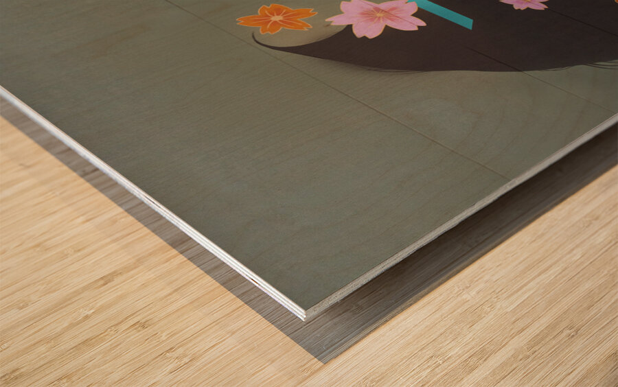 Fortune Favors the Brave Wood print